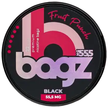 BAGZ Fruit Punch Black 55,5 mg