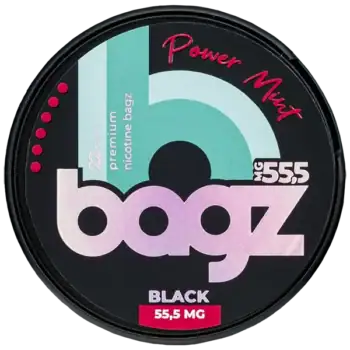 BAGZ Power Mint Black 55,5 mg