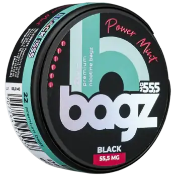 BAGZ Power Mint Black 55,5 mg