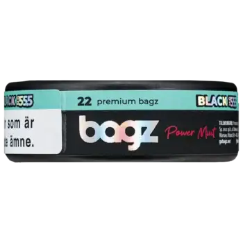 BAGZ Power Mint Black 55,5 mg
