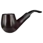 Mr. Pipe Valnöt har en klassisk tidlös design med runt piphuvud.