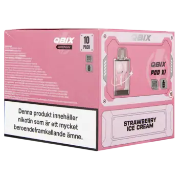 QBIX Pod Strawberry Ice Cream 14 mg
