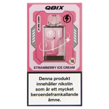 QBIX Pod Strawberry Ice Cream 14 mg