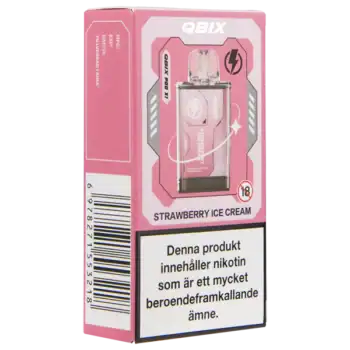 QBIX Pod Strawberry Ice Cream 14 mg