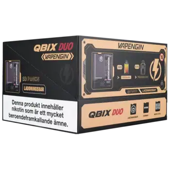 QBIX Laddningsbara Batteri DUO