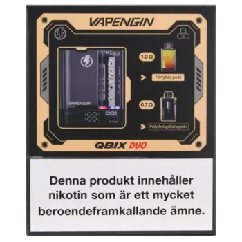 QBIX Laddningsbara Batteri DUO