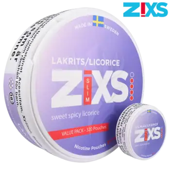 Z!XS Slim Lakrits Jumbo Can 10 mg
