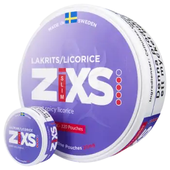 Z!XS Slim Lakrits Jumbo Can 10 mg