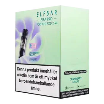 Elfa PRO Pod Cranberry Grape 20 mg