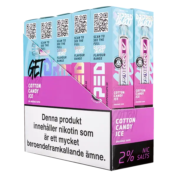 Dripped Crystal Bar Cotton Candy Ice 20 mg