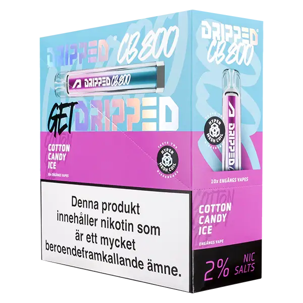Dripped Crystal Bar Cotton Candy Ice 20 mg