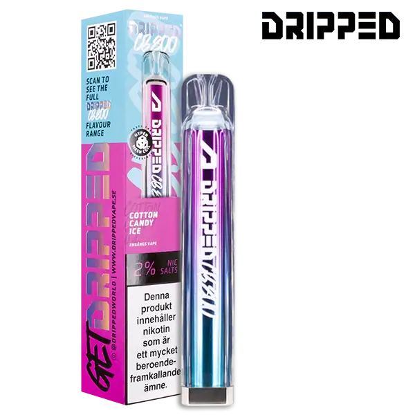 Dripped Crystal Bar Cotton Candy Ice 20 mg