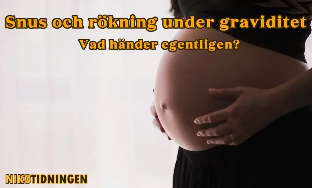 Snus och rökning under graviditet - vad händer egentligen?