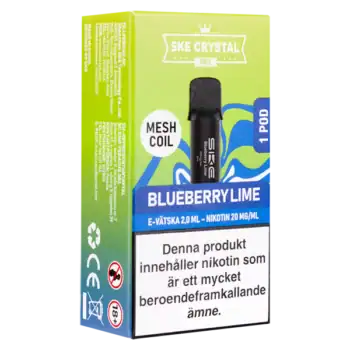 SKE Crystal PRO Pod Blueberry Lime 20 mg