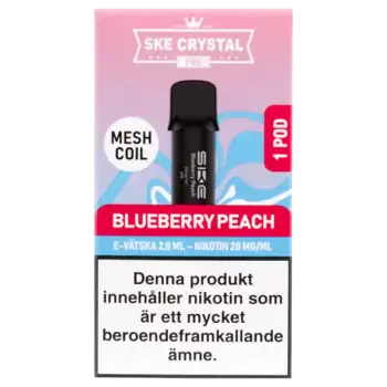 SKE Crystal PRO Pod Blueberry Peach 20 mg