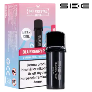 SKE Crystal PRO Pod Blueberry Peach 20 mg