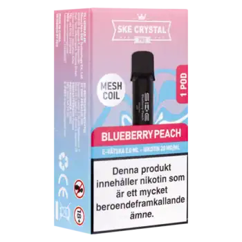SKE Crystal PRO Pod Blueberry Peach 20 mg