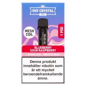 SKE Crystal PRO Pod Blueberry Sour Raspberry 20 mg