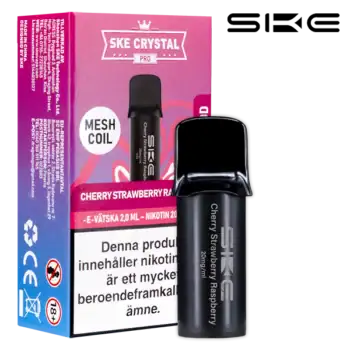 SKE Crystal PRO Pod Cherry Strawberry Raspberry 20 mg