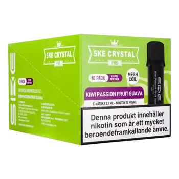 SKE Crystal PRO Pod Kiwi Passion Fruit Guava 20 mg