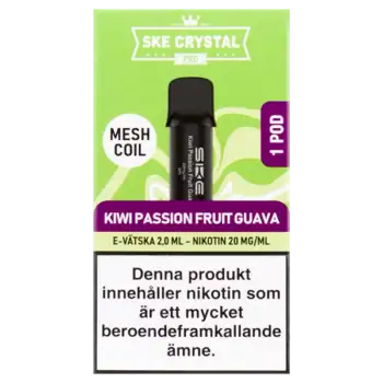 SKE Crystal PRO Pod Kiwi Passion Fruit Guava 20 mg