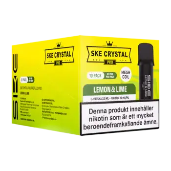 SKE Crystal PRO Pod Lemon & Lime 20 mg