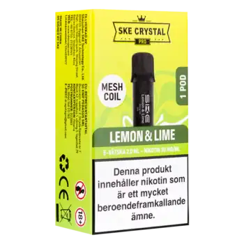 SKE Crystal PRO Pod Lemon & Lime 20 mg