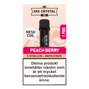 SKE Crystal PRO Pod Peach Berry 20 mg
