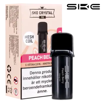 SKE Crystal PRO Pod Peach Berry 20 mg