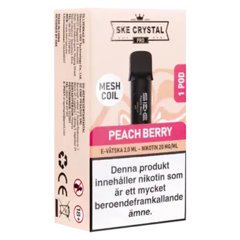 SKE Crystal PRO Pod Peach Berry 20 mg