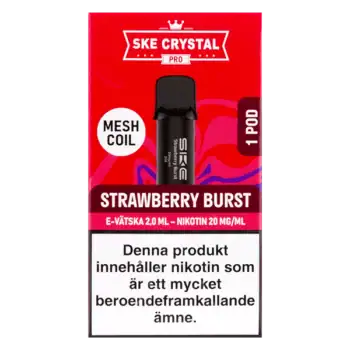 SKE Crystal PRO Pod Strawberry Burst 20 mg