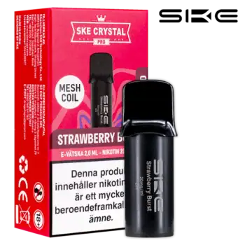 SKE Crystal PRO Pod Strawberry Burst 20 mg