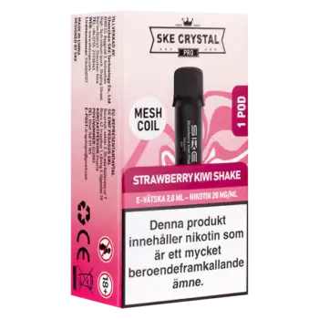 SKE Crystal PRO Pod Strawberry Kiwi Shake 20 mg