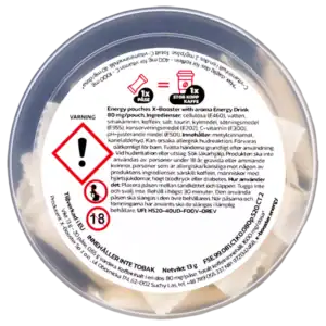 X-Booster Caffeine Bubble Gum 80 mg