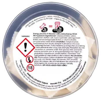 X-Booster Caffeine Bubble Gum 80 mg