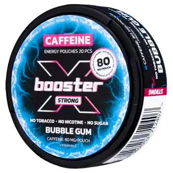 X-Booster Caffeine Bubble Gum 80 mg