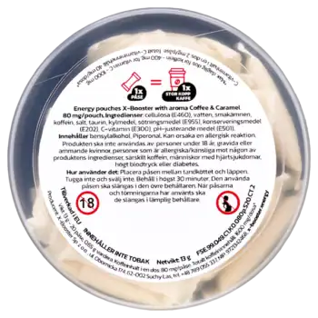 X-Booster Caffeine Coffee & Caramel 80 mg