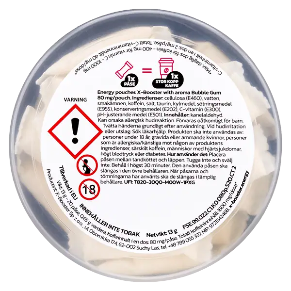 X-Booster Caffeine Energy Drink 80 mg