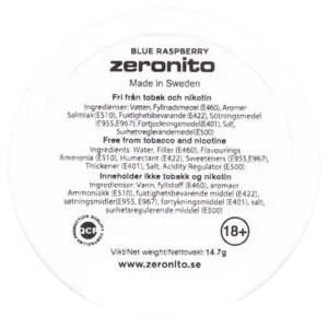 Zeronito Slim Blue Raspberry