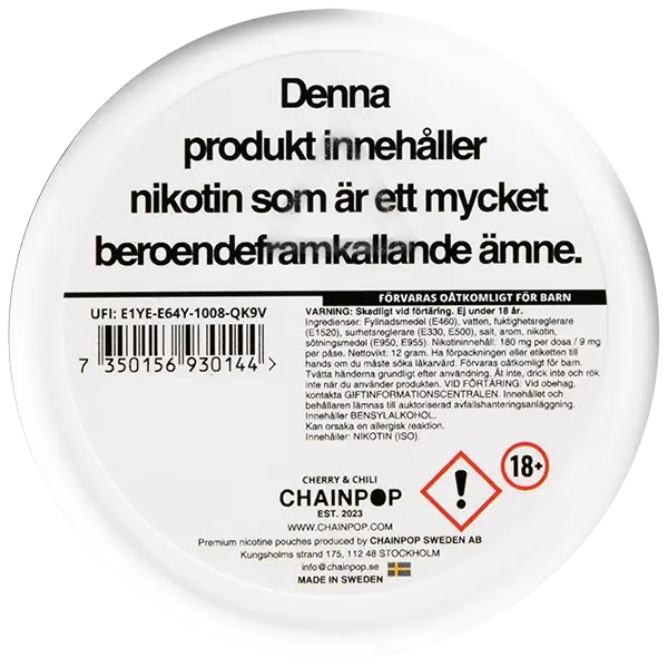 Chainpop Cherry & Chili 9 mg