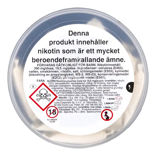 BJÖRN Cola Ice 19,5 mg