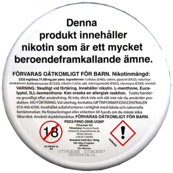 Greatest Cold Dry MEGACAN 16 mg