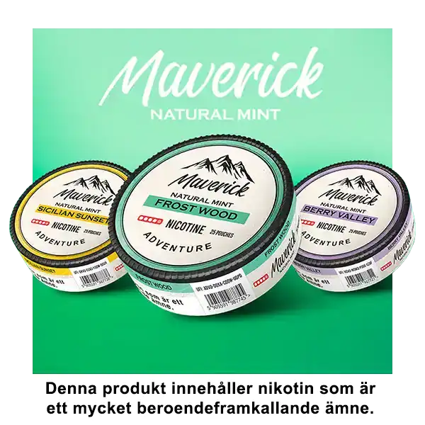 Maverick All White Portionssnus