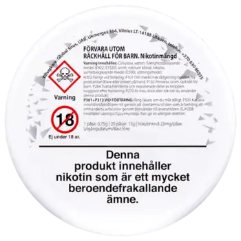 CAMO Ice Cold Mint Extra Strong 25 mg