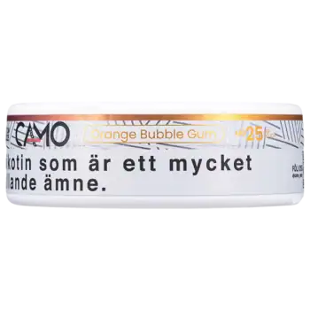 CAMO Orange Bubble Gum Extra Strong 25 mg