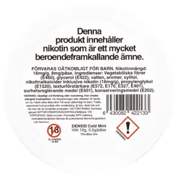 Denssi Cold Mint 8 mg