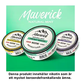 Maverick All White Nikotinpåsar