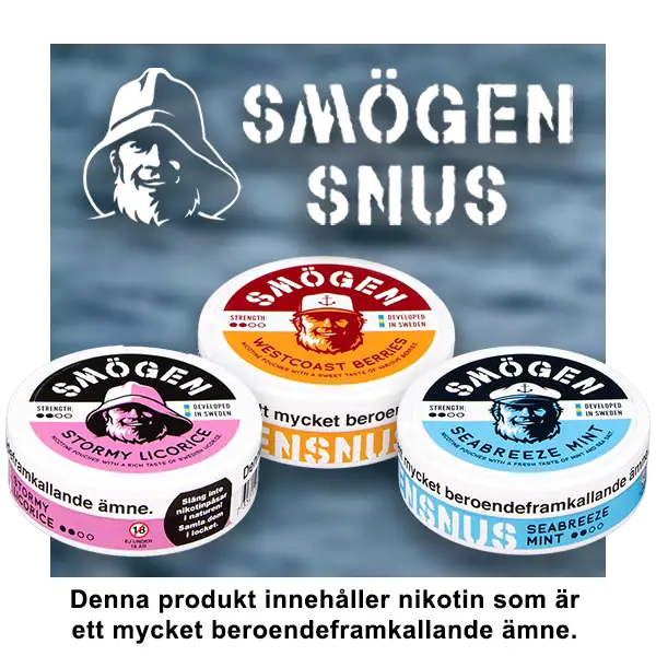 Smögen Snus är ett svenskt all white.
