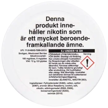 Smögen Westcoast Berries 8 mg