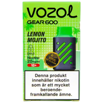 VOZOL Gear 600 Lemon Mojito 20 mg